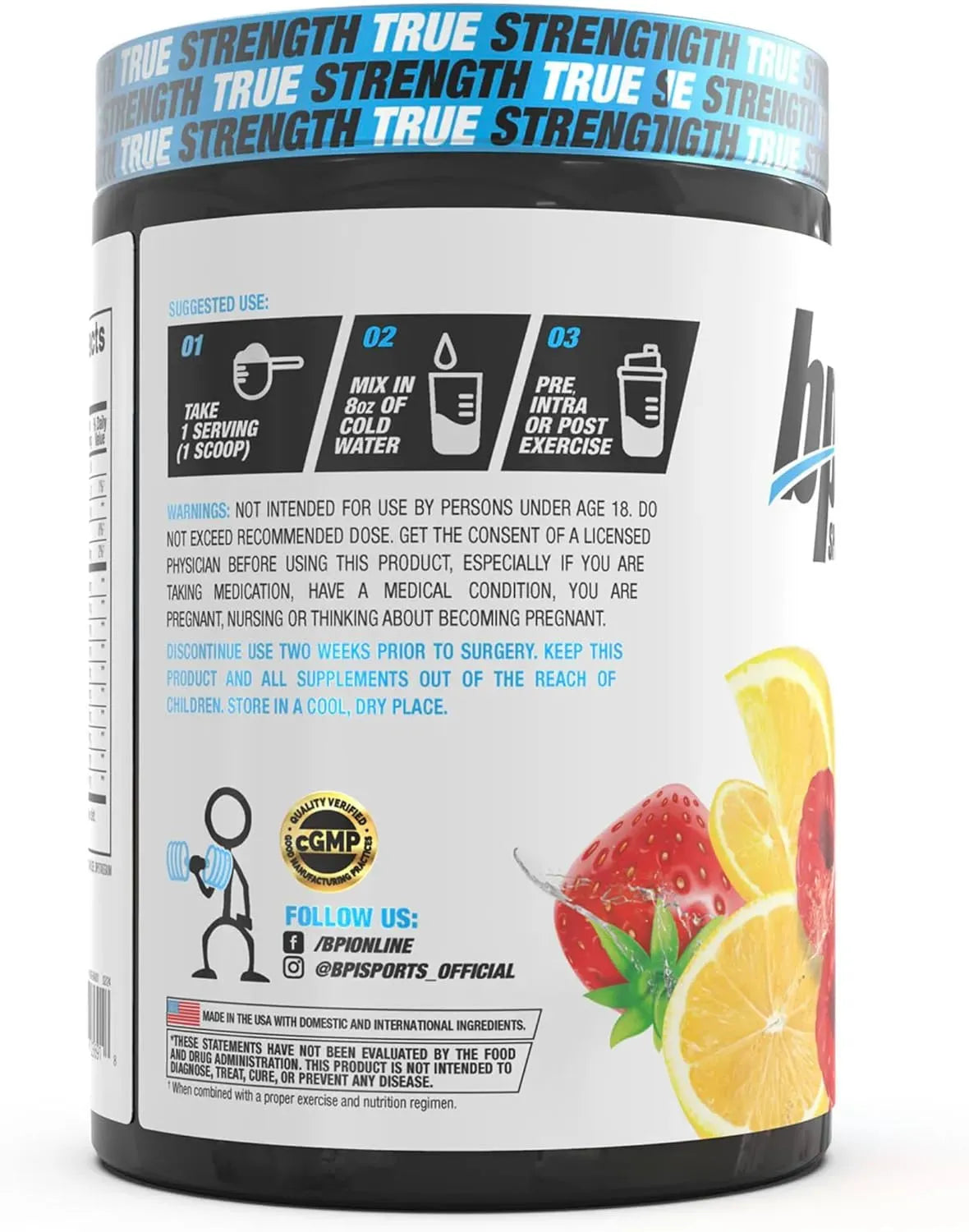 BPI SPORTS - BPI Sports Essential Amino Acids EAA Powder Lemon Berry 387Gr. - The Red Vitamin MX - Suplementos Alimenticios - {{ shop.shopifyCountryName }}