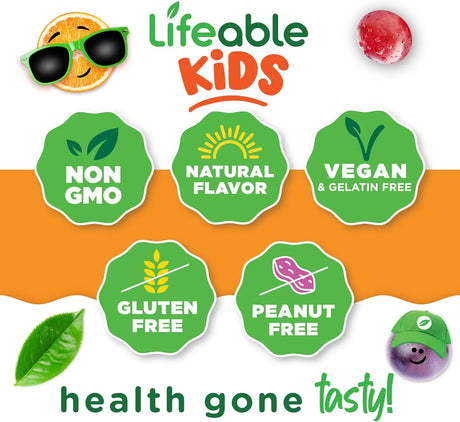 LIFEABLE - Lifeable Vitamin B Complex for Kids 90 Gomitas - The Red Vitamin MX - Suplementos Alimenticios - {{ shop.shopifyCountryName }}