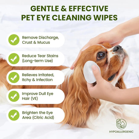 PAWSONO - PawSono Eye Wipes for Dogs & Cats Unscent 100 Toallitas - The Red Vitamin MX - Cuidado De Los Ojos De Los Perros - {{ shop.shopifyCountryName }}