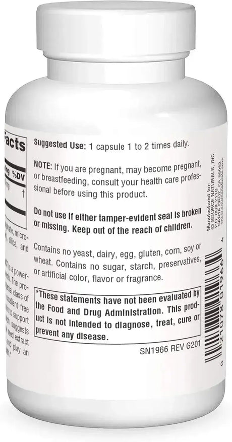 SOURCE NATURALS - Source Naturals Grape Seed Extract 100Mg. 120 Capsulas - The Red Vitamin MX - Suplementos Alimenticios - {{ shop.shopifyCountryName }}