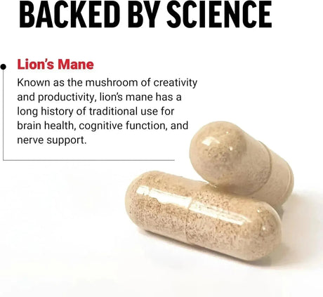 FORCE FACTOR - Force Factor Lion’s Mane 500Mg. 60 Capsulas - The Red Vitamin MX - Suplementos Alimenticios - {{ shop.shopifyCountryName }}