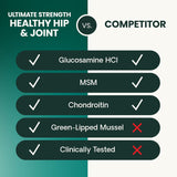 VetriScience GlycoFlex Ultimate Strength Healthy Hip & Joint Duck Flavor 60 Masticables