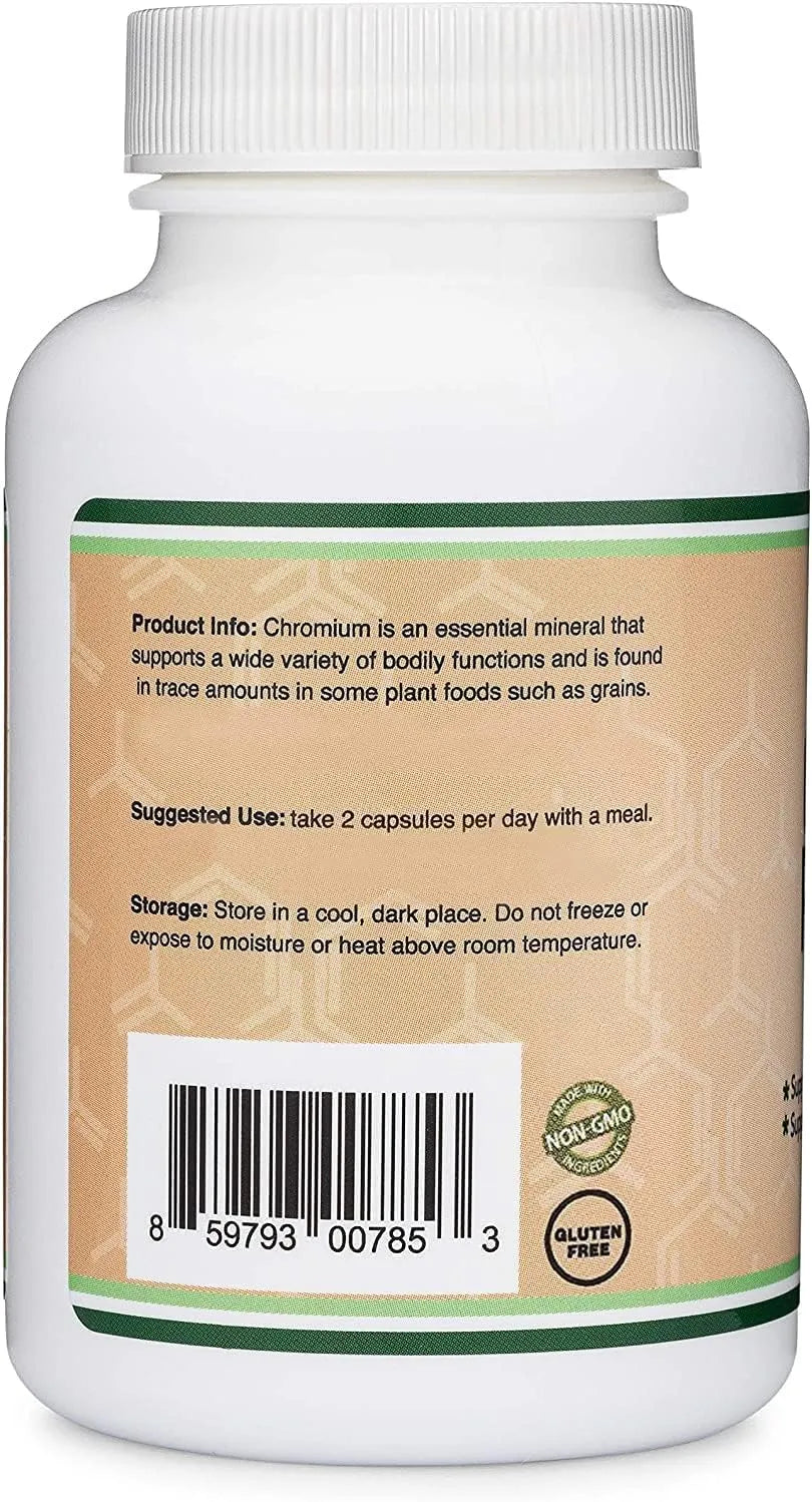 DOUBLE WOOD SUPPLEMENTS - Double Wood Supplements Chromium Picolinate 1000mcg 300 Capsulas - The Red Vitamin MX - Suplementos Alimenticios - {{ shop.shopifyCountryName }}