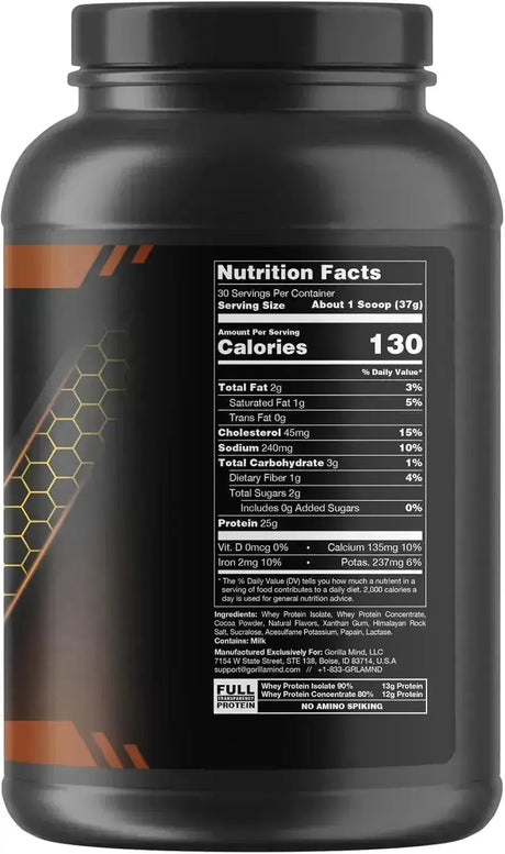 GORILLA MODE - Gorilla Mode Premium Whey Protein Chocolate 1110Gr. - The Red Vitamin MX - Suplementos Alimenticios - {{ shop.shopifyCountryName }}