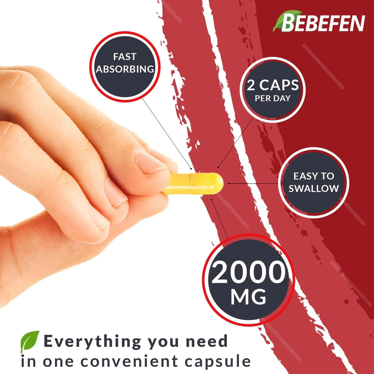 BEBEFEN - BEBEFEN Goldenseal Root 2000Mg. 60 Capsulas - The Red Vitamin MX - Suplementos Alimenticios - {{ shop.shopifyCountryName }}