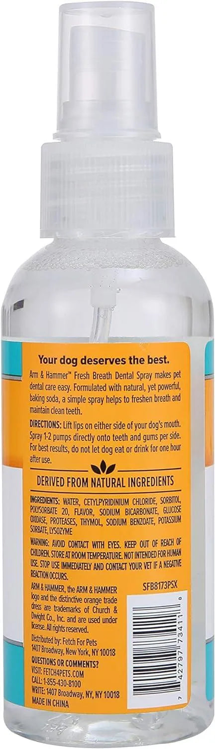 ARM & HAMMER - Arm & Hammer for Pets Fresh Breath Dental Spray for Dogs 118Ml. - The Red Vitamin MX - Cuidado Dental Para Perros - {{ shop.shopifyCountryName }}