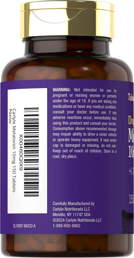TAHOE NUTRITIONALS - Tahoe Nutritionals Melatonin 10Mg. 150 Tabletas - The Red Vitamin MX - Suplementos Alimenticios - {{ shop.shopifyCountryName }}