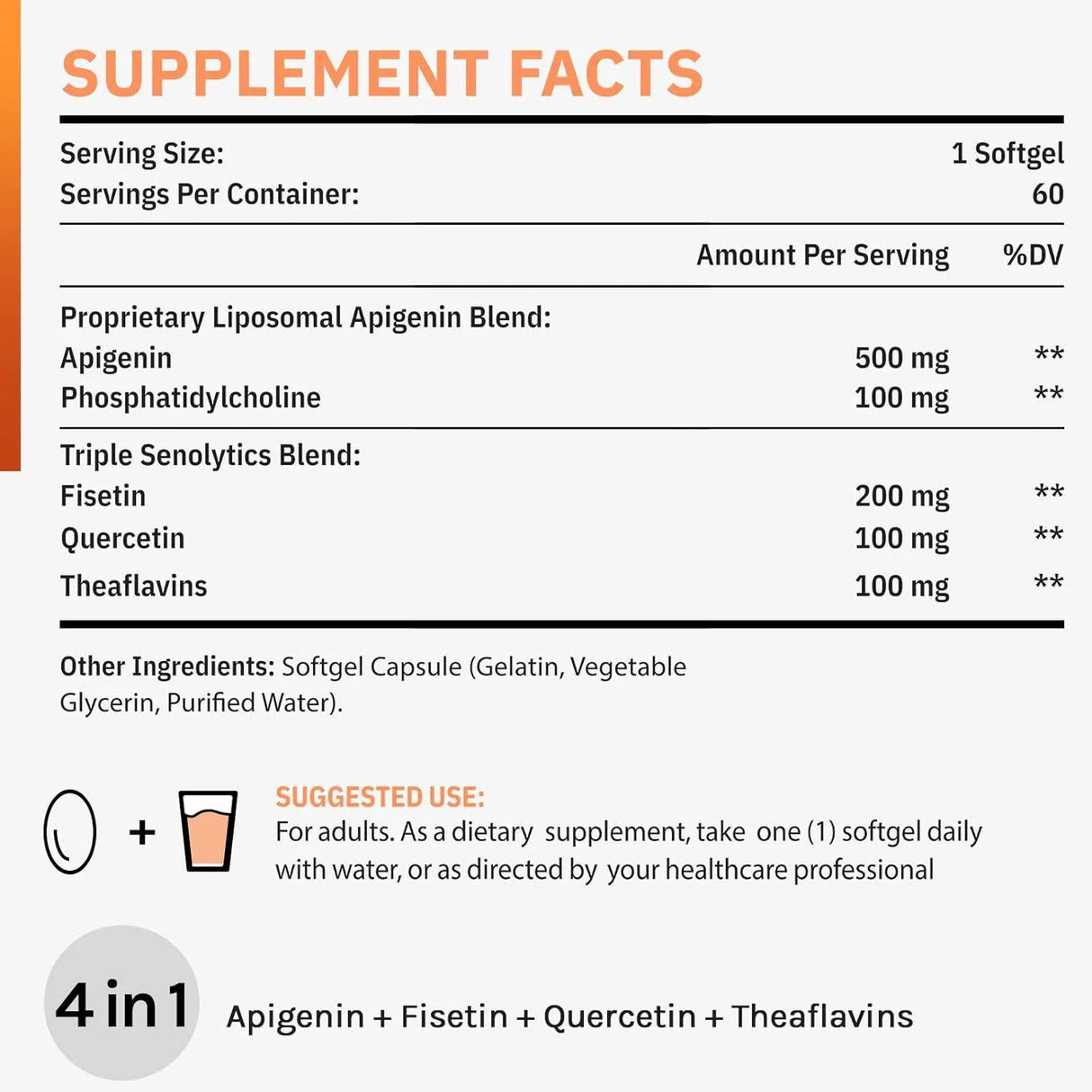 CENFFITIO - Cenffitio Liposomal Apigenin 500Mg. 60 Capsulas - The Red Vitamin MX - Suplementos Alimenticios - {{ shop.shopifyCountryName }}