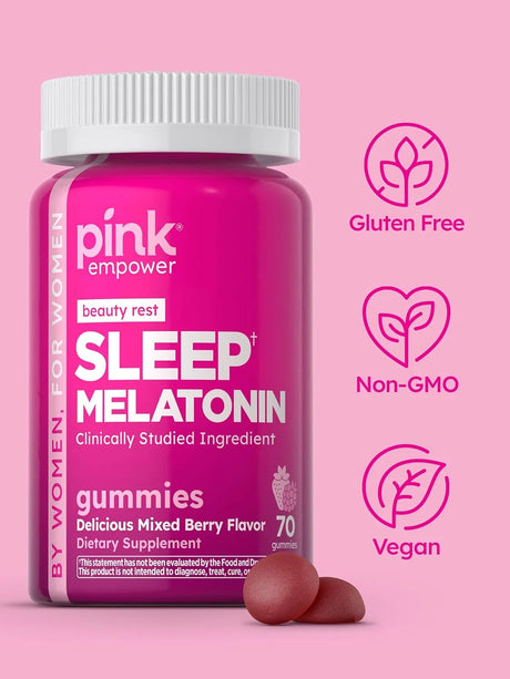 PINK - PINK Melatonin Gummies 10Mg. 70 Gomitas - The Red Vitamin MX - Suplementos Alimenticios - {{ shop.shopifyCountryName }}