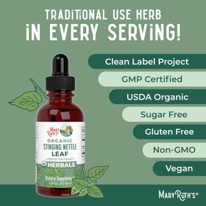 MARY RUTH ORGANICS - MaryRuth Organics Stinging Nettle Leaf Extract 1 Fl.Oz. - The Red Vitamin MX - Suplementos Alimenticios - {{ shop.shopifyCountryName }}