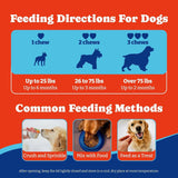 YoYoBay Dog Allergy Relief Chews Duck & Pear 180 Masticables 2 Pack
