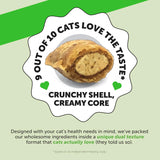 Pet Honesty Cat Hairball Support Crunchy & Creamy Chews 90 Masticables