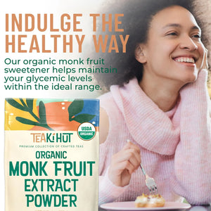 TEAKI HUT - TEAki Hut Organic Pure Monk Fruit Sweetener 113Gr. - The Red Vitamin MX - Suplementos Alimenticios - {{ shop.shopifyCountryName }}