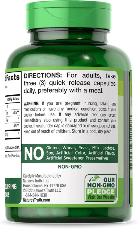 NATURE'S TRUTH - Nature's Truth D-Mannose 2100Mg. 90 Capsulas - The Red Vitamin MX - Suplementos Alimenticios - {{ shop.shopifyCountryName }}