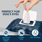 NOVEHA - NOVEHA Dog Eye Wipes Unscented 100 Toallitas 3 Pack - The Red Vitamin MX - Cuidado De Los Ojos De Los Perros - {{ shop.shopifyCountryName }}