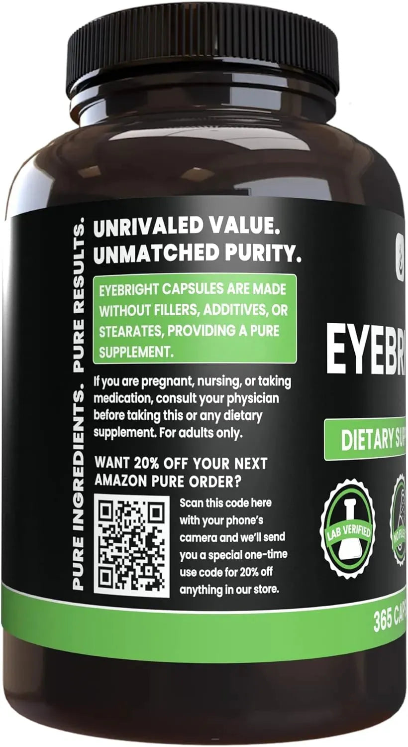 PURE ORIGINAL INGREDIENTS - Pure Original Ingredients Eyebright 365 Capsulas - The Red Vitamin MX - Suplementos Alimenticios - {{ shop.shopifyCountryName }}