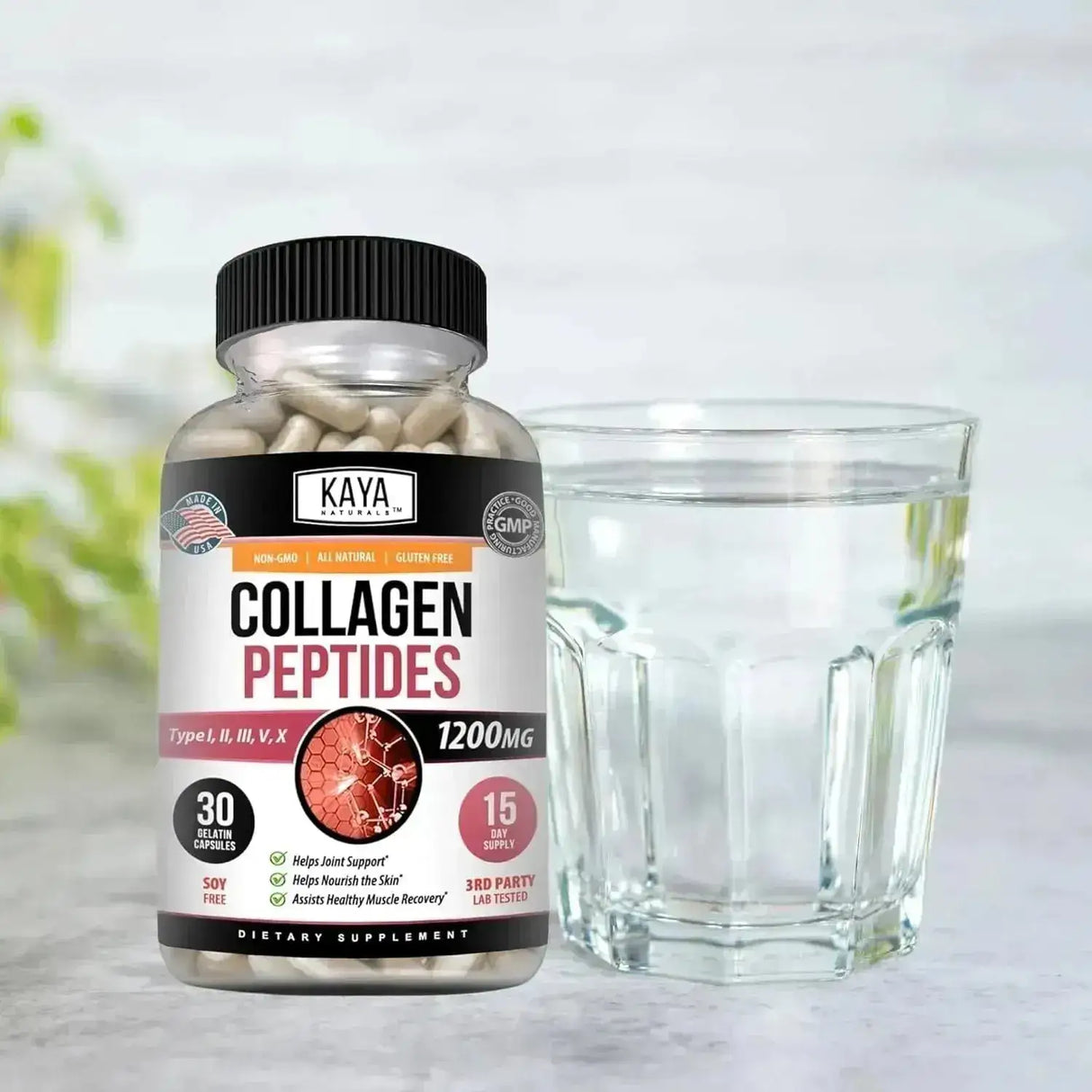 KAYA NATURALS - Kaya Naturals Multi Collagen Peptides Complex 30 Capsulas - The Red Vitamin MX - Suplementos Alimenticios - {{ shop.shopifyCountryName }}