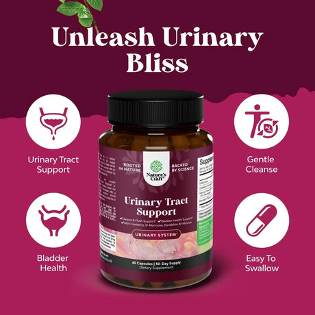 NATURES CRAFT - Natures Craft Urinary Tract Support 60 Capsulas - The Red Vitamin MX - Suplementos Alimenticios - {{ shop.shopifyCountryName }}