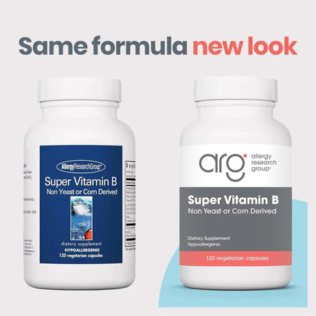 ALLERGY RESEARCH GROUP - Allergy Research Group Super Vitamin B Complex 120 Capsulas - The Red Vitamin MX - Suplementos Alimenticios - {{ shop.shopifyCountryName }}
