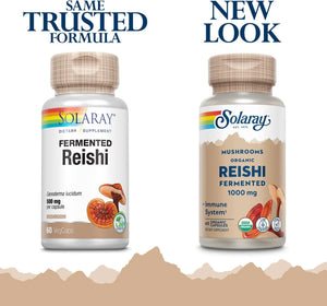 SOLARAY - SOLARAY Fermented Reishi Mushroom 500Mg. 60 Capsulas - The Red Vitamin MX - Suplementos Alimenticios - {{ shop.shopifyCountryName }}