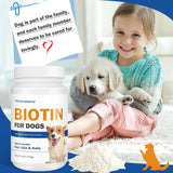 PKperekond Biotin for Dogs Supports Shiny Coat and Healthy Skin Unflavored 170Gr.
