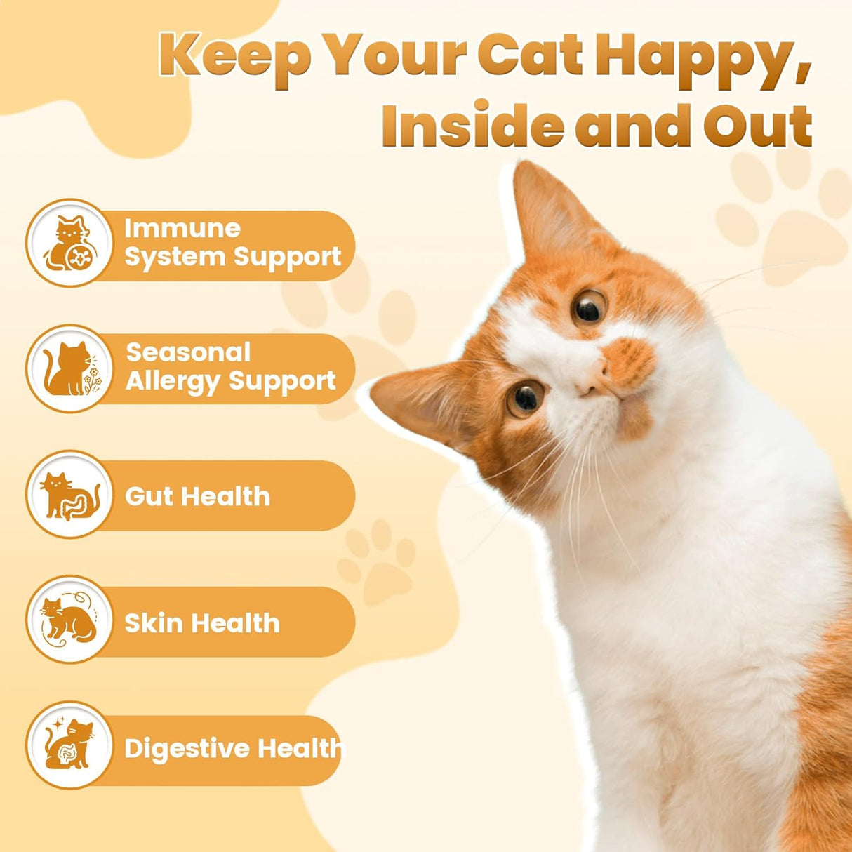 Cudory Cat Allergy Relief for Cats 500 Masticables