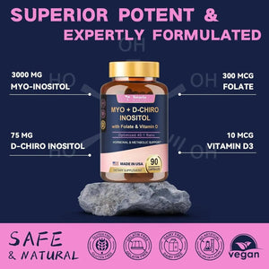 TOTARIA - Totaria Myo-Inositol & D-Chiro Inositol 90 Capsulas - The Red Vitamin MX - Suplementos Alimenticios - {{ shop.shopifyCountryName }}