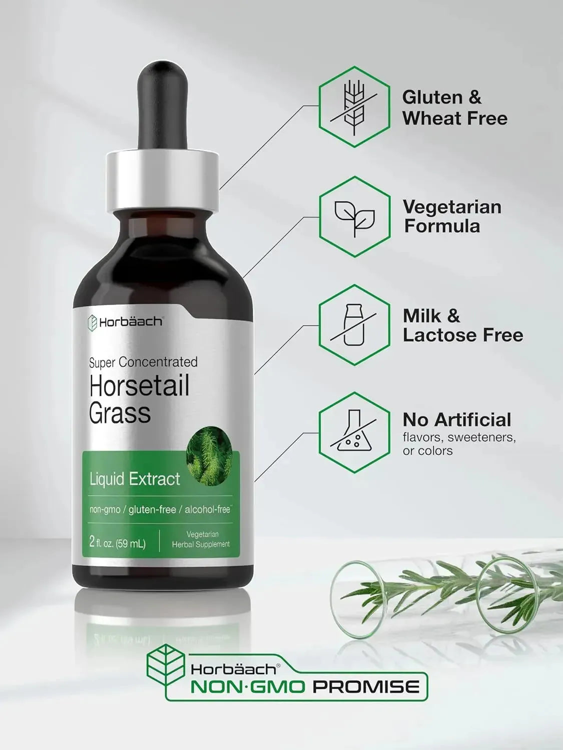 HORBAACH - Horbaach Horsetail Herb Liquid Extract 2 Fl.Oz. - The Red Vitamin MX - Suplementos Alimenticios - {{ shop.shopifyCountryName }}