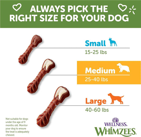 WELLNESS WHIMZEES - Wellness WHIMZEES Value Box Dog Dental Treats Medium Size Dogs 44 Piezas - The Red Vitamin MX - Cuidado Dental Para Perros - {{ shop.shopifyCountryName }}