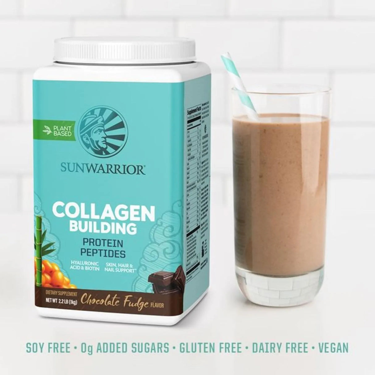 SUNWARRIOR - Sunwarrior Vegan Collagen Protein Powder Plant-Based Vanilla 1 Kg. - The Red Vitamin MX - Suplementos Alimenticios - {{ shop.shopifyCountryName }}