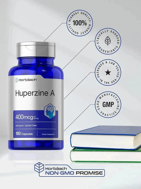 HORBAACH - Horbaach Huperzine A 400mcg 180 Capsulas - The Red Vitamin MX - Suplementos Alimenticios - {{ shop.shopifyCountryName }}