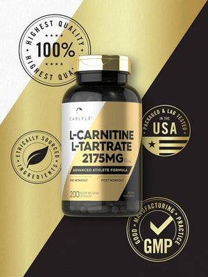 CARLYLE - Carlyle L Carnitine Tartrate 2175Mg. 200 Capsulas - The Red Vitamin MX - Suplementos Alimenticios - {{ shop.shopifyCountryName }}