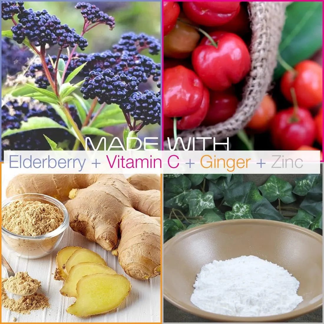 SMARTER VITAMINS - Smarter Vitamins Elderberry 60 Capsulas - The Red Vitamin MX - Suplementos Alimenticios - {{ shop.shopifyCountryName }}