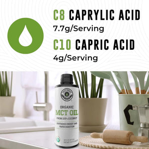 LEFT COAST PERFORMANCE - Left Coast Performance MCT Oil Organic 473Ml. - The Red Vitamin MX - Suplementos Alimenticios - {{ shop.shopifyCountryName }}