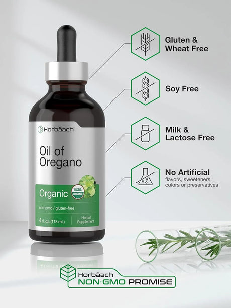 HORBAACH - Horbaach Organic Oil of Oregano Drops 4 Fl.Oz. - The Red Vitamin MX - Suplementos Alimenticios - {{ shop.shopifyCountryName }}