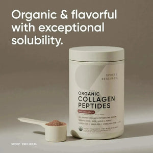 SPORTS RESEARCH - Sports Research­ Organic Collagen Peptides Dark Chocolate 30 Servicios 480Gr. - The Red Vitamin MX - Suplementos Alimenticios - {{ shop.shopifyCountryName }}