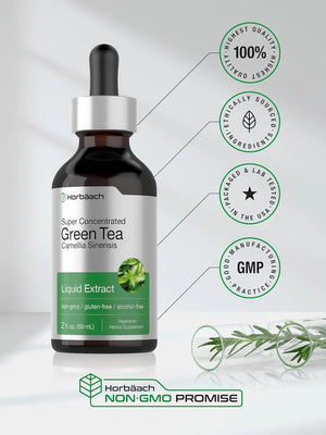 HORBAACH - Horbaach Green Tea Extract Liquid 2 Fl.Oz. - The Red Vitamin MX - Suplementos Alimenticios - {{ shop.shopifyCountryName }}