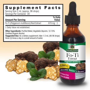 NATURE´S ANSWER - Nature's Answer Fo-Ti Root with Organic Alcohol 2 Fl.Oz. - The Red Vitamin MX - Suplementos Alimenticios - {{ shop.shopifyCountryName }}