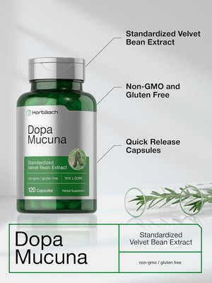 HORBAACH - Horbaach Dopa Mucuna 120 Capsulas - The Red Vitamin MX - Suplementos Alimenticios - {{ shop.shopifyCountryName }}