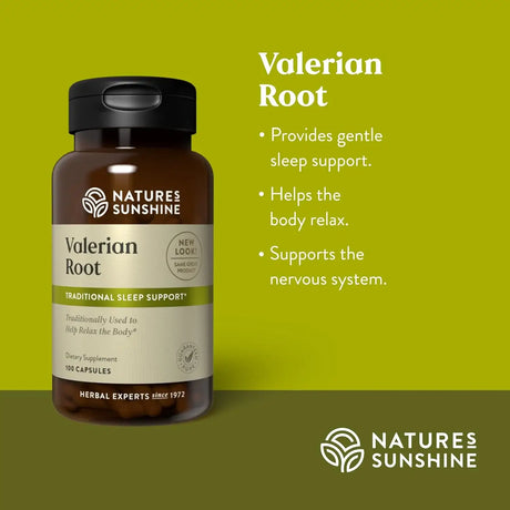 NATURES SUNSHINE - Nature's Sunshine Valerian Root 100 Capsulas - The Red Vitamin MX - Suplementos Alimenticios - {{ shop.shopifyCountryName }}