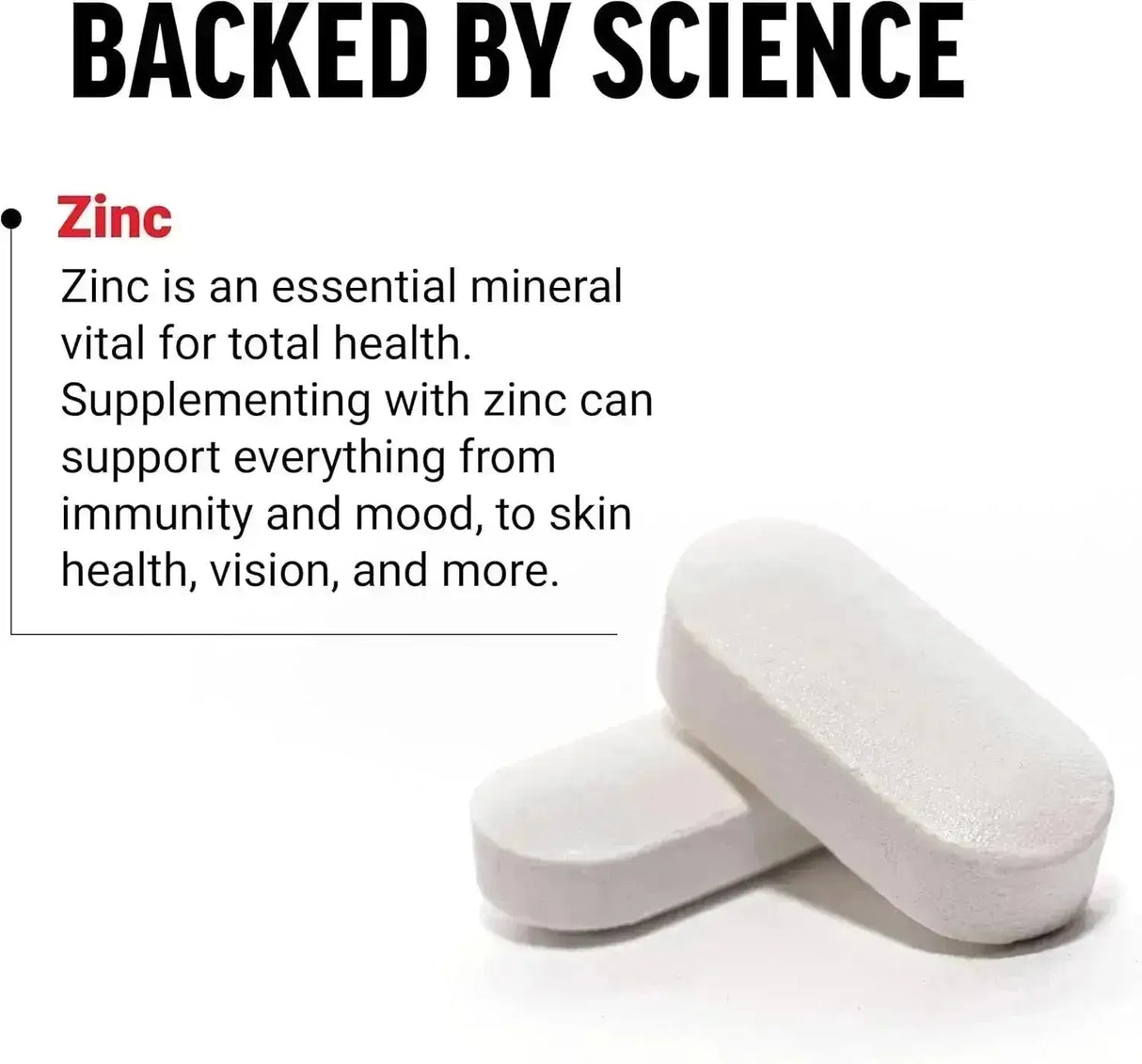 FORCE FACTOR - Force Factor Zinc 50Mg. 240 Tabletas - The Red Vitamin MX - Suplementos Alimenticios - {{ shop.shopifyCountryName }}