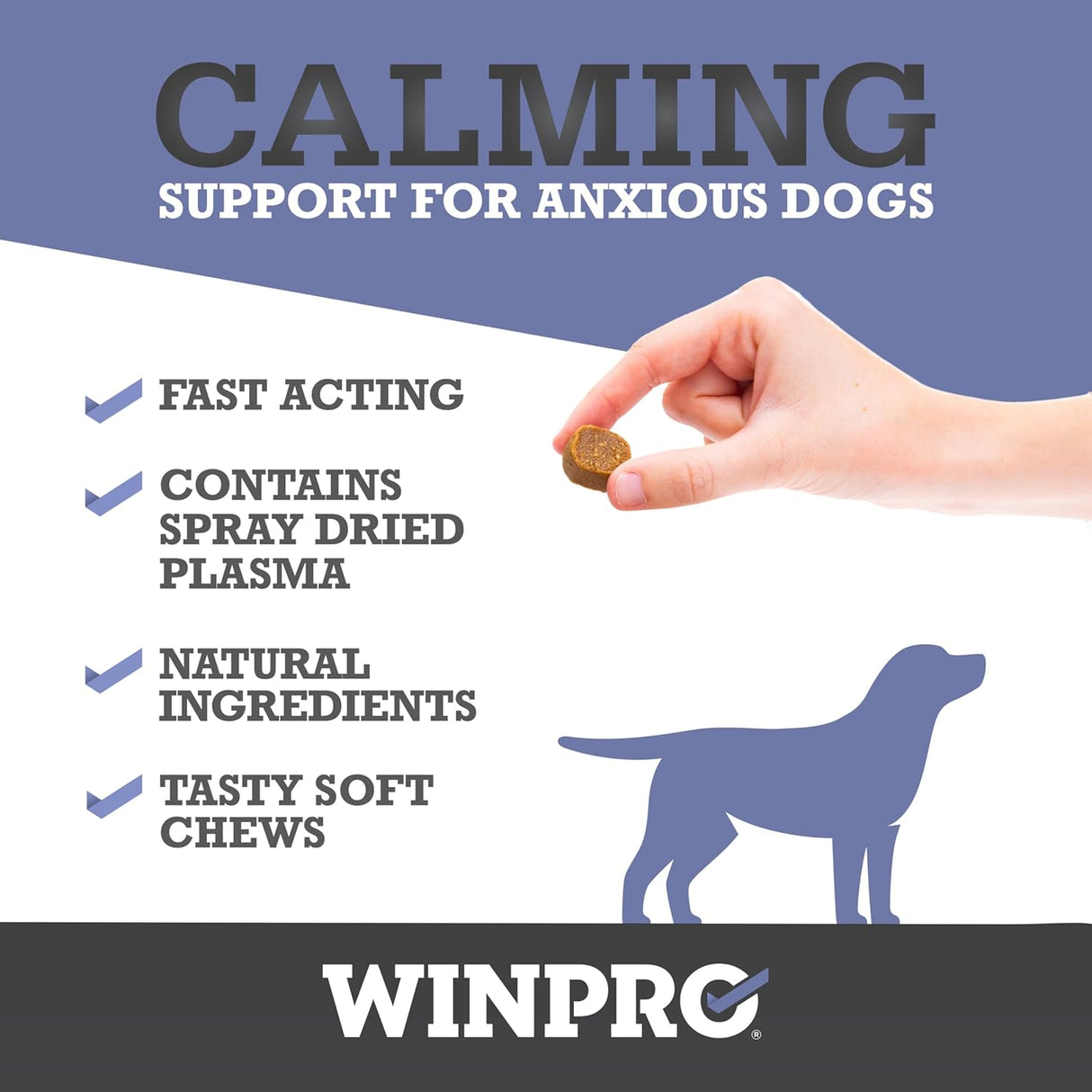WINPRO Calming Chews for Dogs 60 Masticables