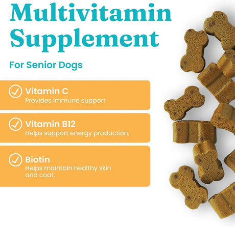 SOLID GOLD - Solid Gold Senior Dog Multivitamin 120 Masticables - The Red Vitamin MX - Multivitamínicos Para Perros - {{ shop.shopifyCountryName }}