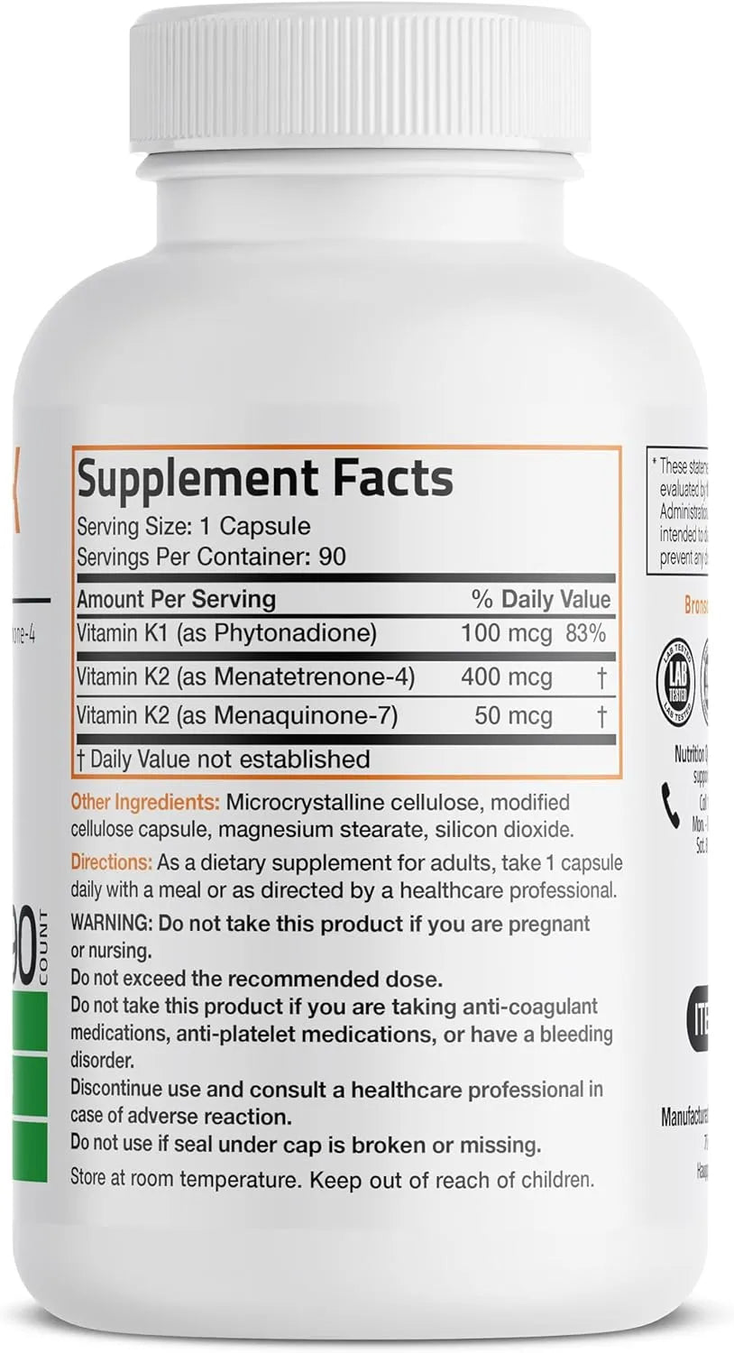 BRONSON - Bronson Vitamin K Triple Play 90 Capsulas - The Red Vitamin MX - Suplementos Alimenticios - {{ shop.shopifyCountryName }}