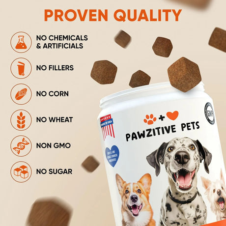 PAWZITIVE PETS - Pawzitive Pets Dog Multivitamin Chews 120 Masticables - The Red Vitamin MX - Multivitamínicos Para Perros - {{ shop.shopifyCountryName }}