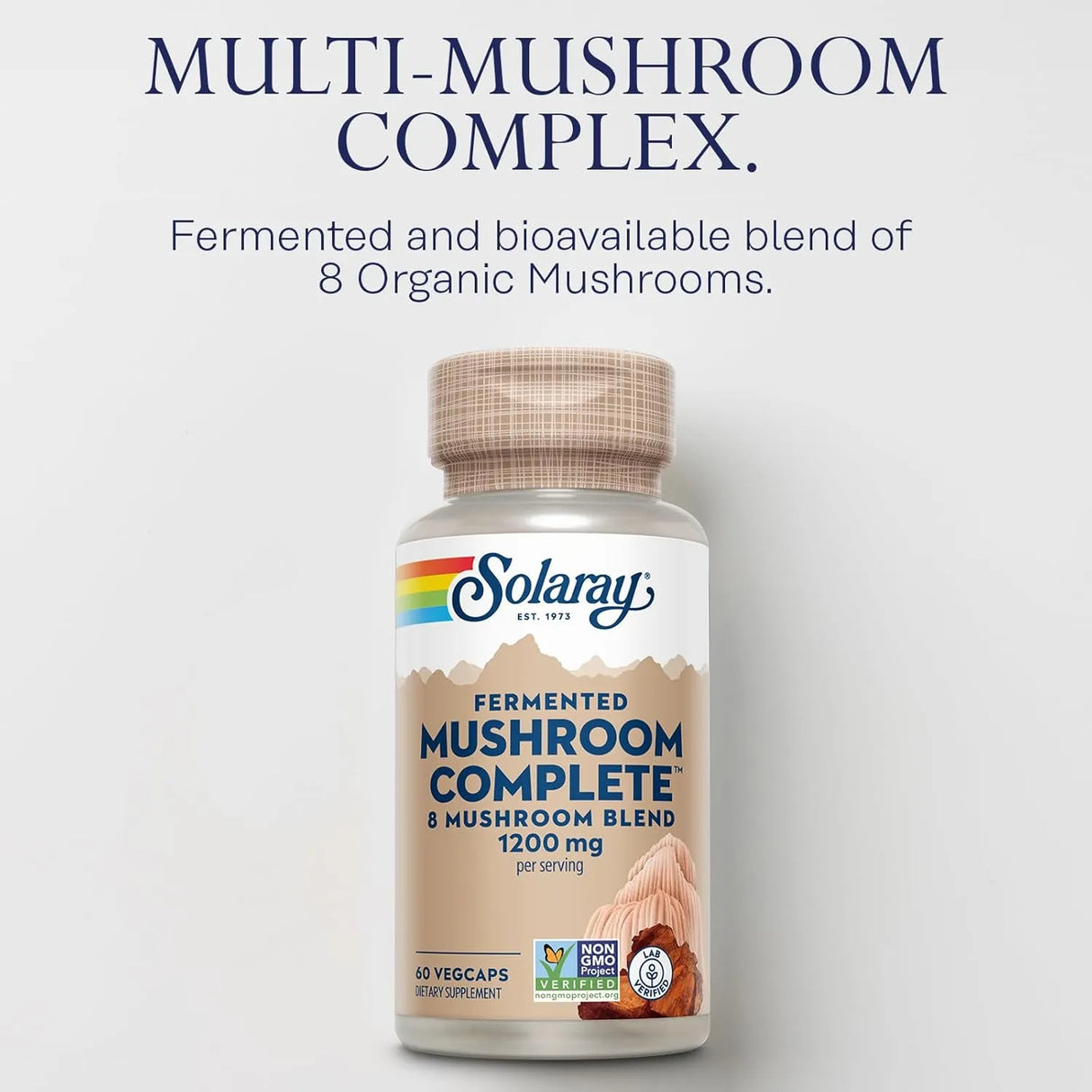 SOLARAY - SOLARAY Fermented Mushroom Complete 60 Capsulas - The Red Vitamin MX - Suplementos Alimenticios - {{ shop.shopifyCountryName }}