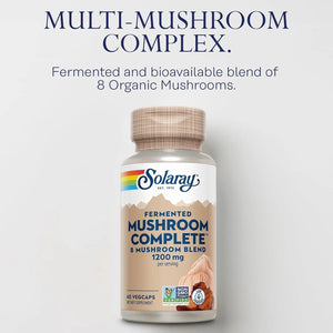 SOLARAY - SOLARAY Fermented Mushroom Complete 60 Capsulas - The Red Vitamin MX - Suplementos Alimenticios - {{ shop.shopifyCountryName }}
