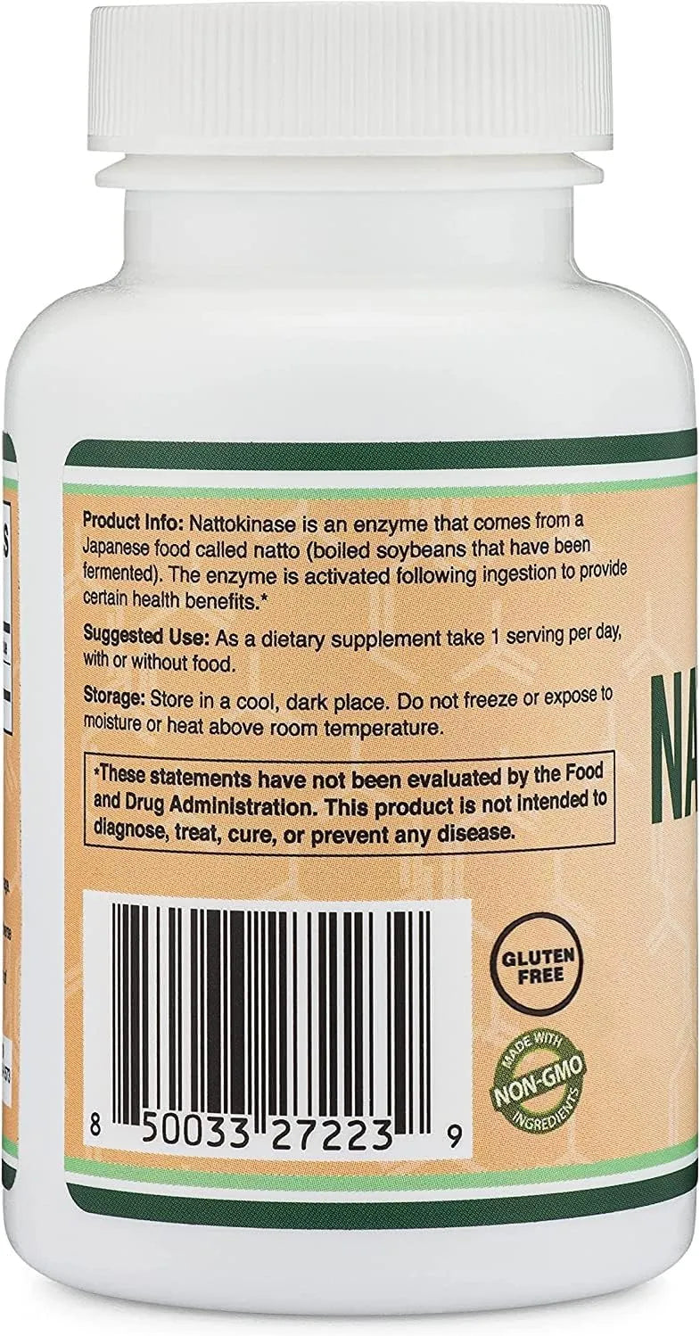 DOUBLE WOOD SUPPLEMENTS - Double Wood Supplements Nattokinase 4,000 FU 120 Capsulas - The Red Vitamin MX - Suplementos Alimenticios - {{ shop.shopifyCountryName }}