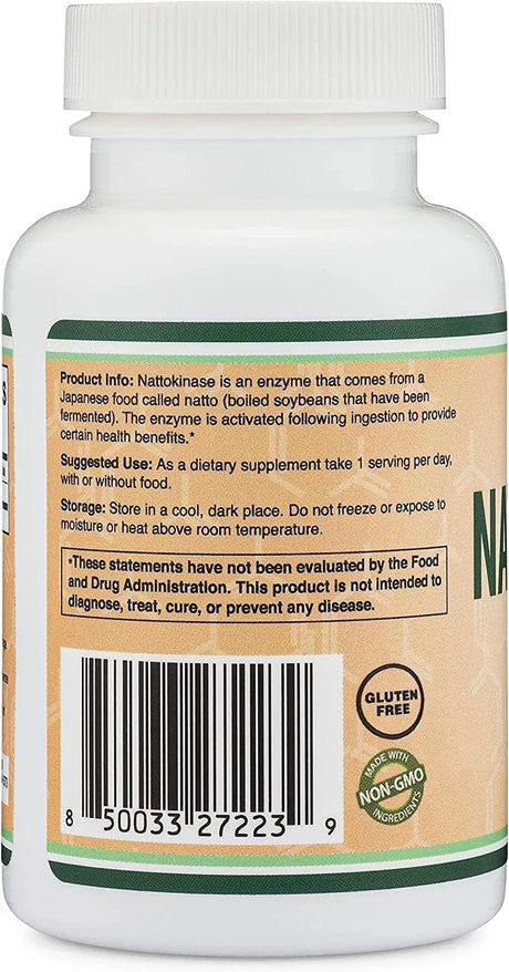 DOUBLE WOOD SUPPLEMENTS - Double Wood Supplements Nattokinase 4,000 FU 120 Capsulas - The Red Vitamin MX - Suplementos Alimenticios - {{ shop.shopifyCountryName }}