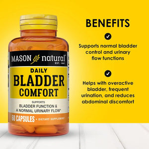 MASON NATURAL - MASON NATURAL Daily Bladder Comfort 60 Capsulas - The Red Vitamin MX - Suplementos Alimenticios - {{ shop.shopifyCountryName }}